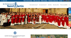 Desktop Screenshot of communautesaintmartin.org