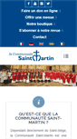 Mobile Screenshot of communautesaintmartin.org